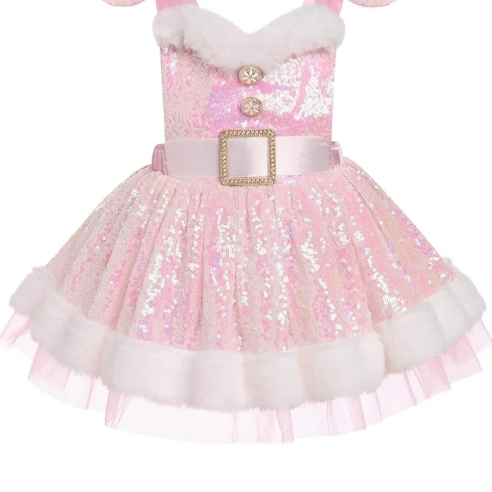 Amazon Kids Pink Sequin Costume Dress